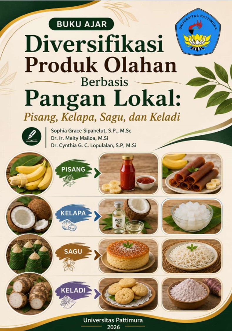BUKU AJAR  DIVERSIFIKASI PRODUK OLEHAN BERBASIS PANGAN LOKAL (Pisang, Kelapa, Sagu, Keladi)LAPA,